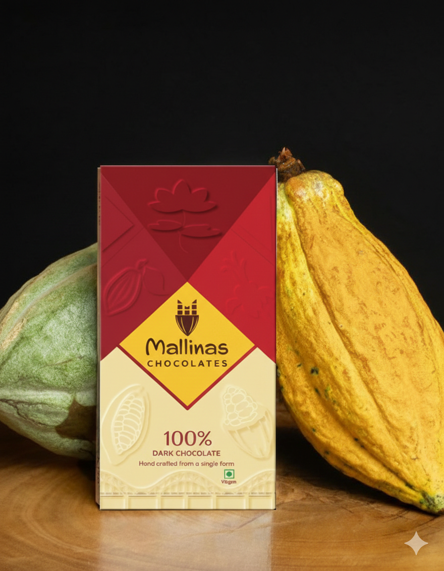 100% Dark Chocolate - 50 grams