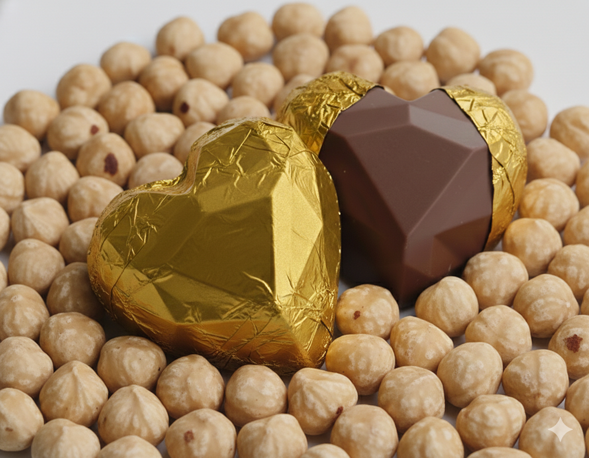 Milk Pralines With Hazelnuts - 10 (100 gms)