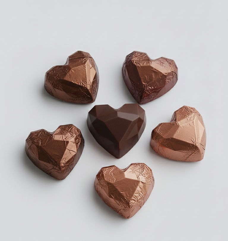 100% Dark Pralines- 10 (100gm)