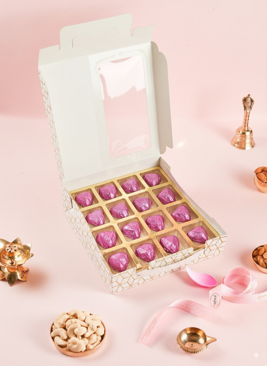 16 Milk & Dark Pralines Small Gift Pack