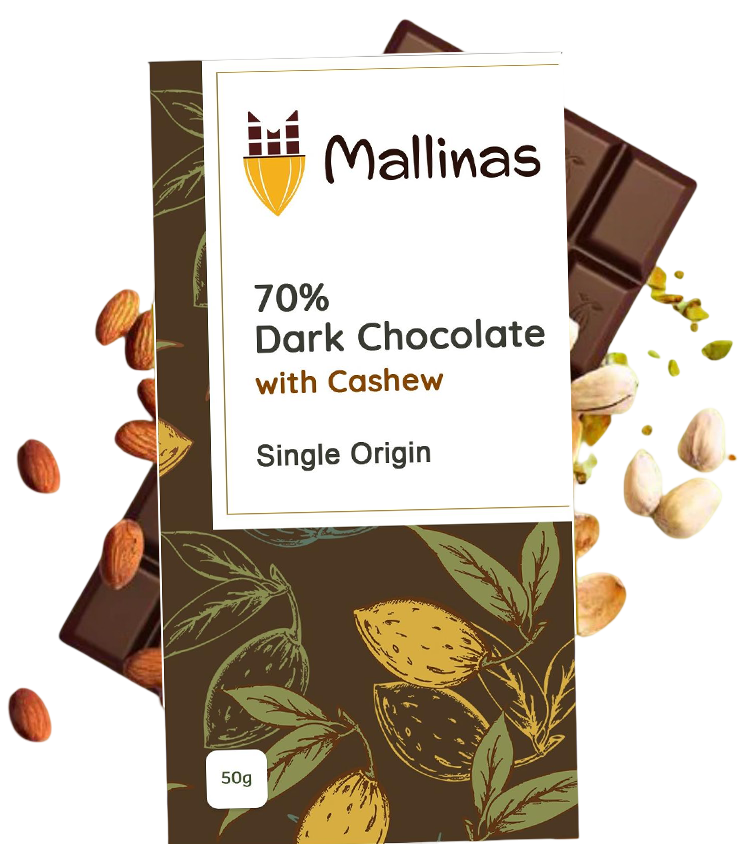 Dark Chocolate With Cashew